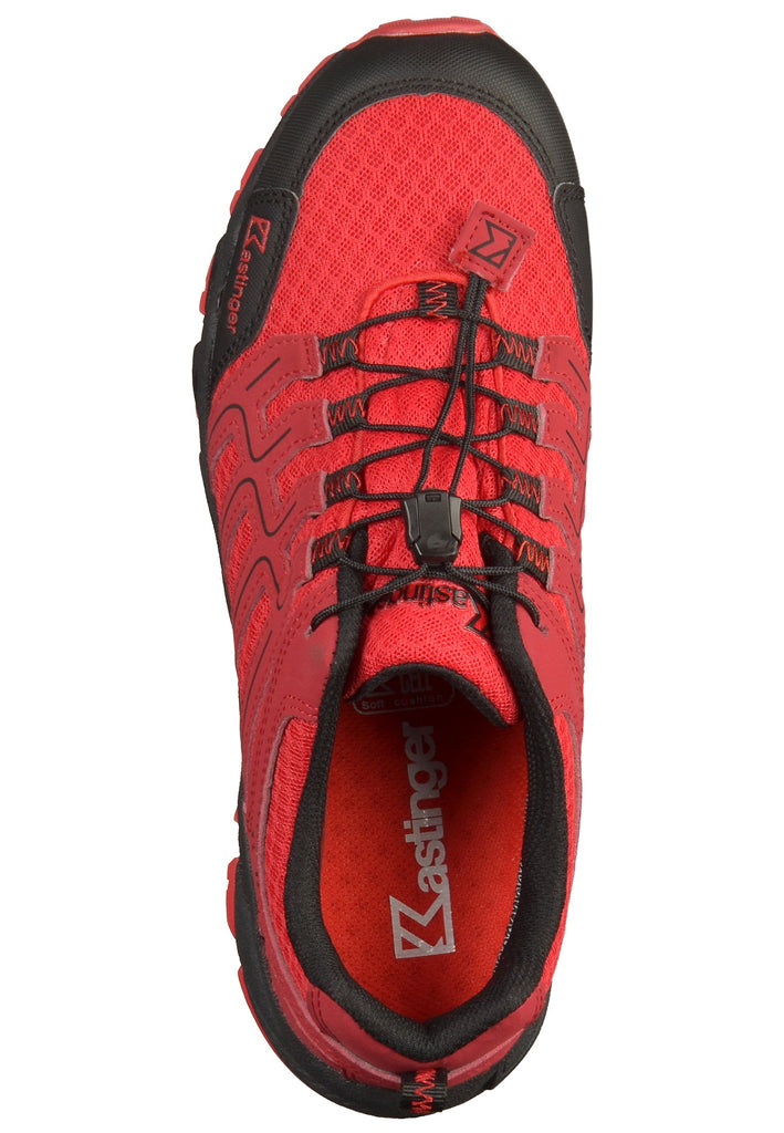 Kastinger Wanderschuhe Lederimitat/Mesh Rot/Schwarz