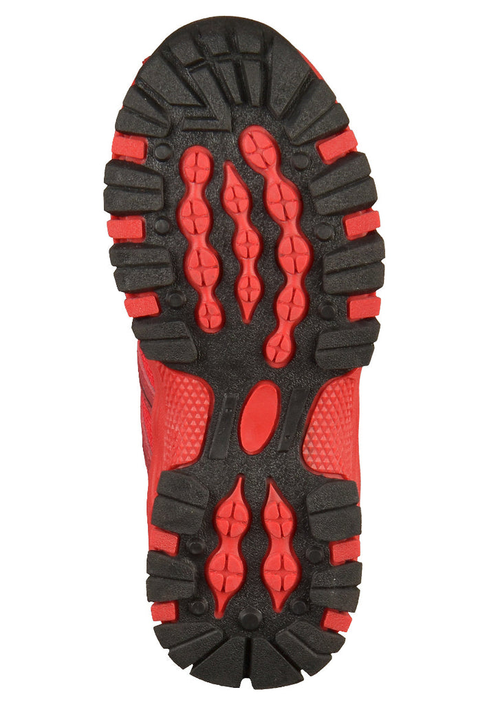 Kastinger Wanderschuhe Lederimitat/Mesh Rot/Schwarz