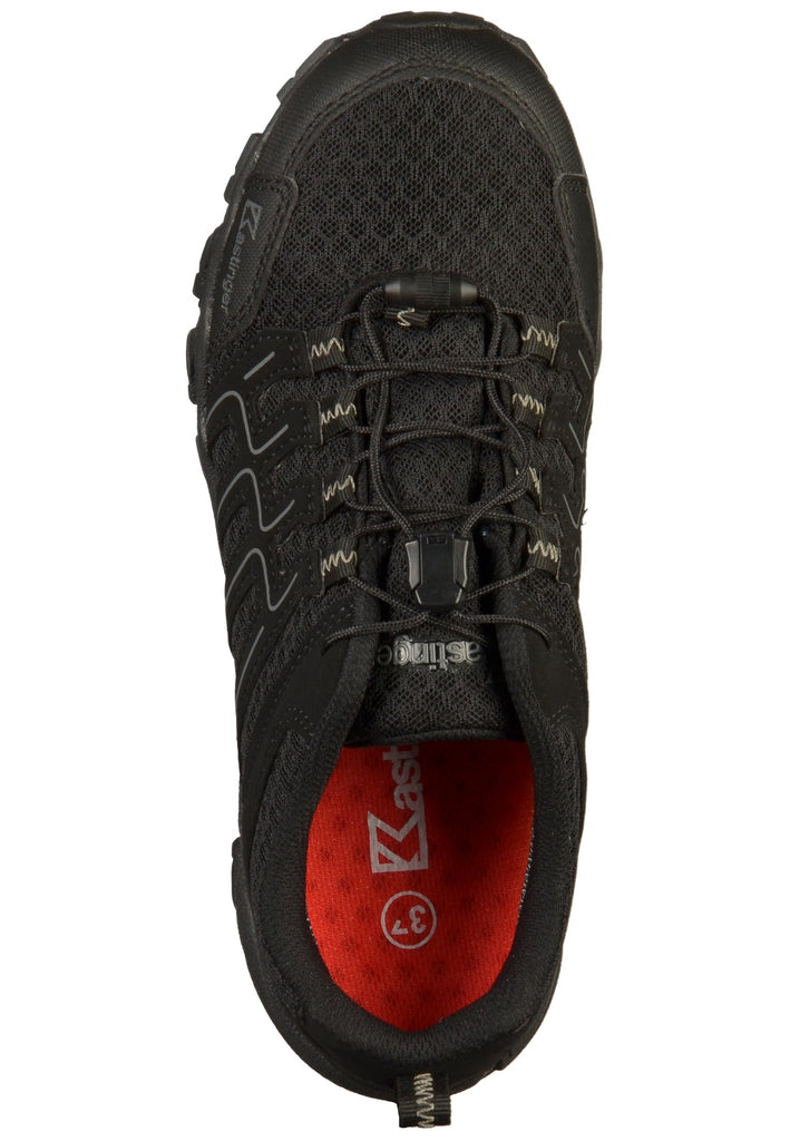 Kastinger Wanderschuhe Lederimitat/Mesh Schwarz/Grau