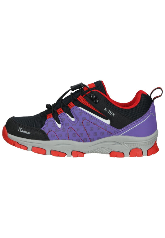 Kastinger Wanderschuhe Lederimitat/Mesh Schwarz Kombi
