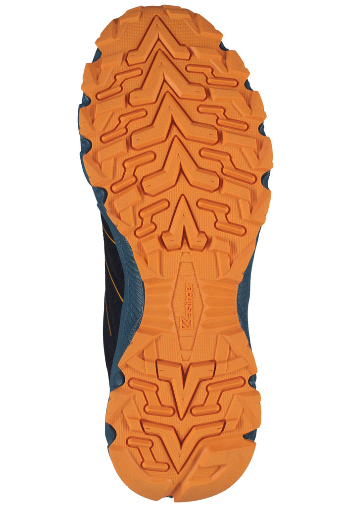 Kastinger Wanderschuhe Lederimitat/Mesh Schwarz/Orange