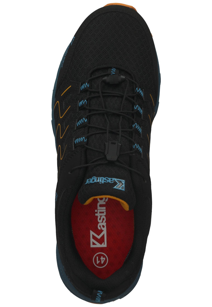 Kastinger Wanderschuhe Lederimitat/Mesh Schwarz/Orange