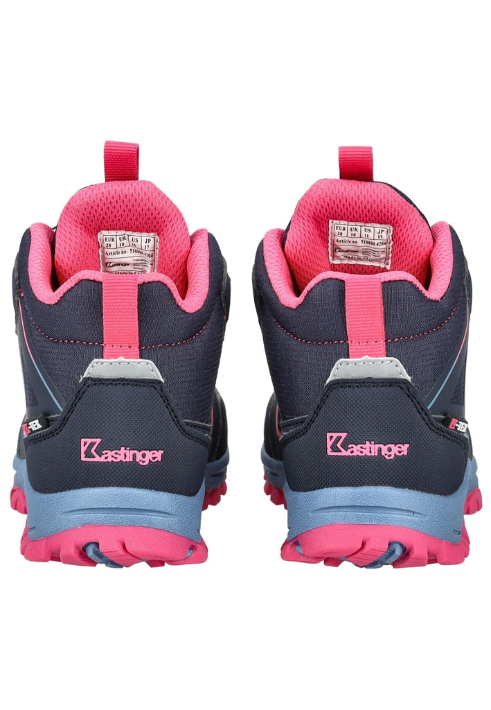 Kastinger Wanderschuhe Lederimitat/Nylon Navy/Pink