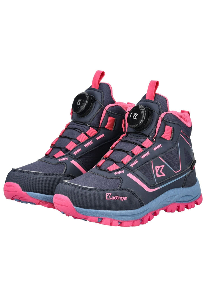 Kastinger Wanderschuhe Lederimitat/Nylon Navy/Pink