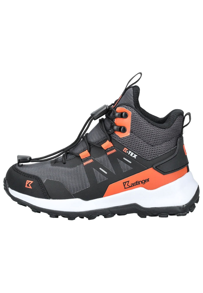 Kastinger Wanderschuhe Lederimitat/Nylon Schwarz/Orange
