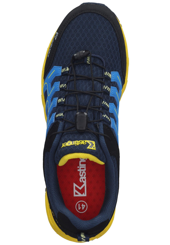 Kastinger Wanderschuhe Lederimitat/Textil Blau/Gelb