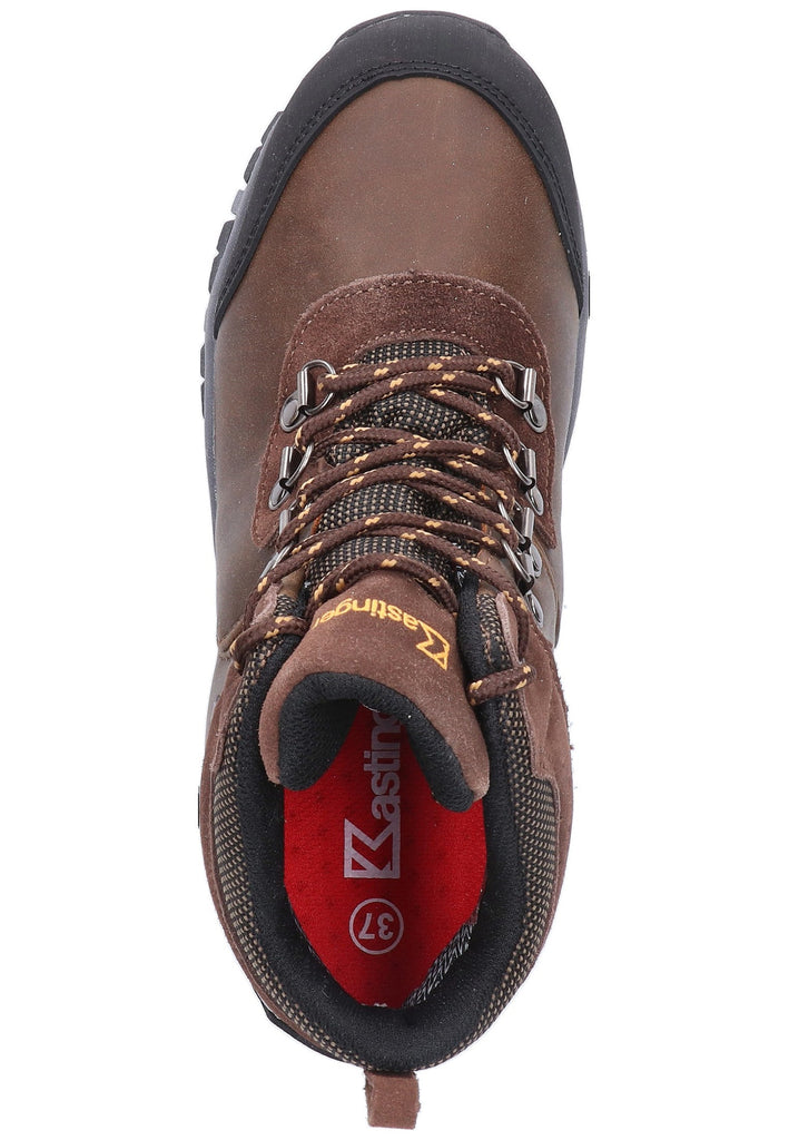 Kastinger Wanderschuhe Lederimitat/Textil Dunkelbraun/Schwarz