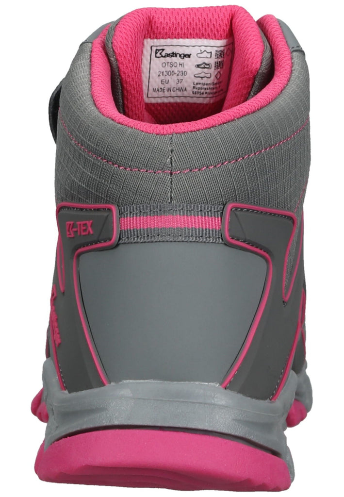 Kastinger Wanderschuhe Lederimitat/Textil Grau/Pink