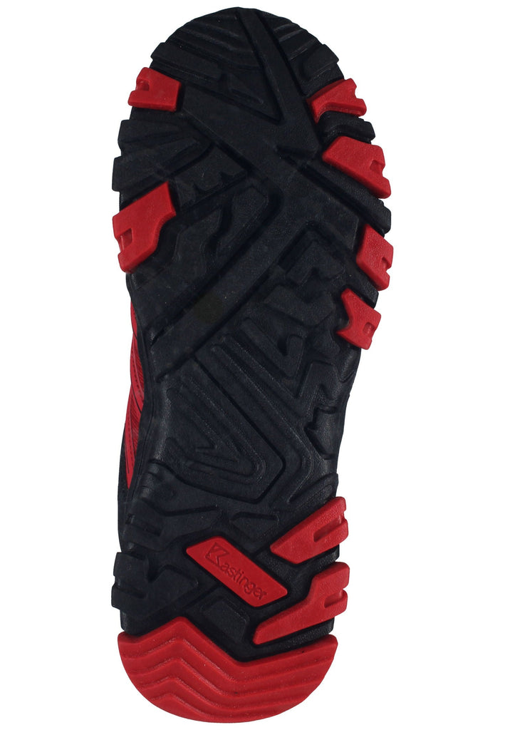 Kastinger Wanderschuhe Lederimitat/Textil Rot/Schwarz