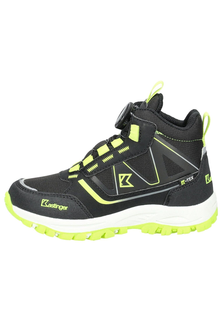 Kastinger Wanderschuhe Lederimitat/Textil Schwarz/Lime