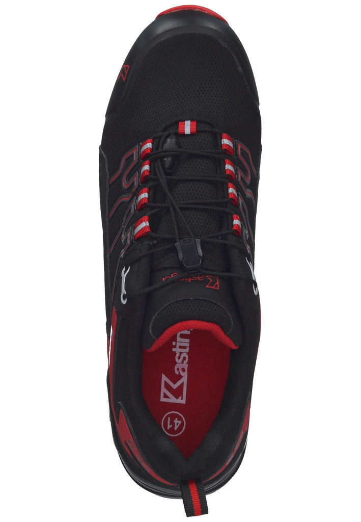 Kastinger Wanderschuhe Lederimitat/Textil Schwarz/Rot