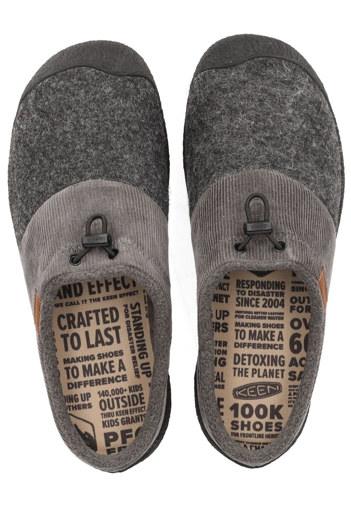 Keen Hausschuhe Textil Grau Warmfutter