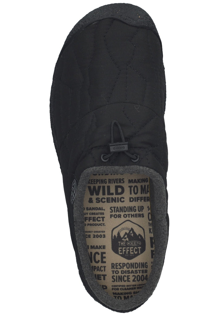 Keen Hausschuhe Textil Schwarz