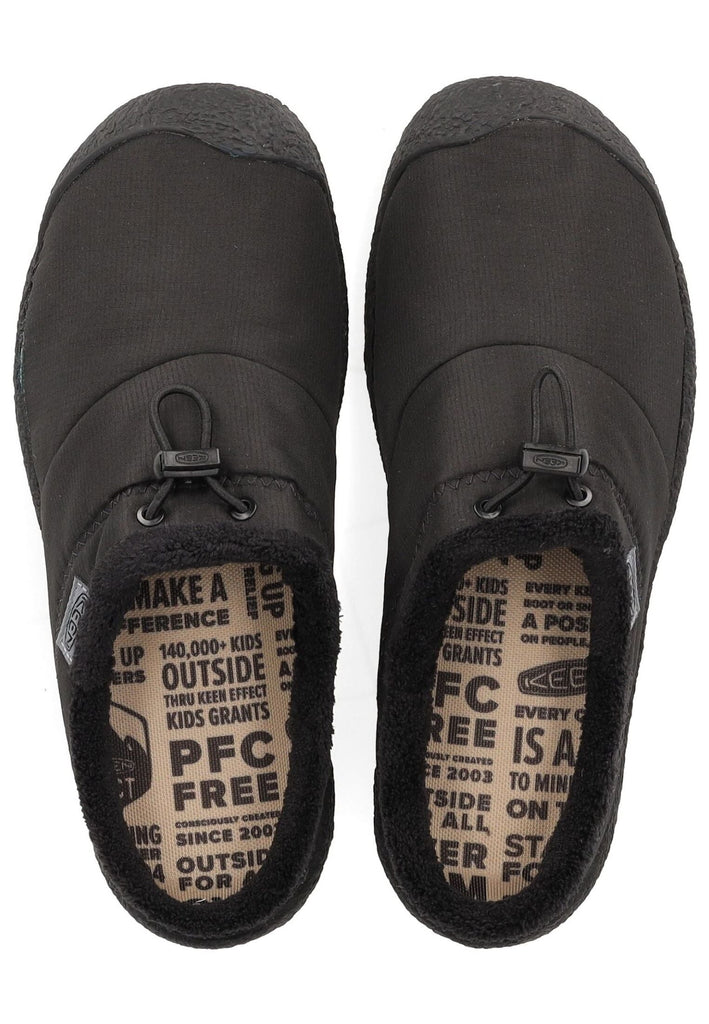 Keen Hausschuhe Textil Schwarz Warmfutter