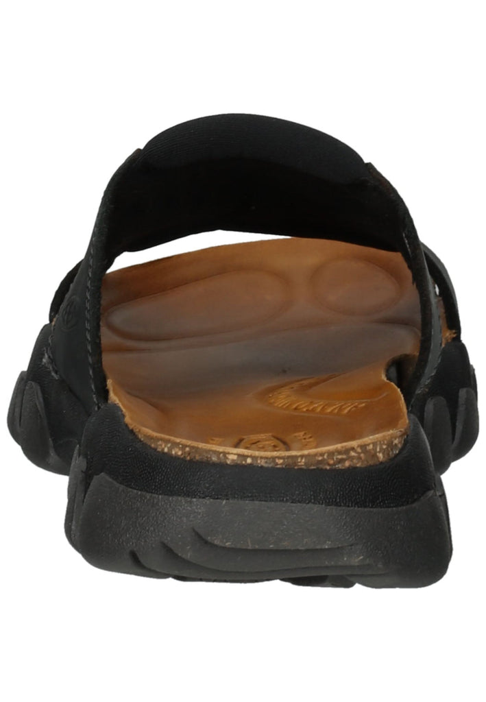 Keen Pantoletten Leder/Textil Schwarz/Schwarz