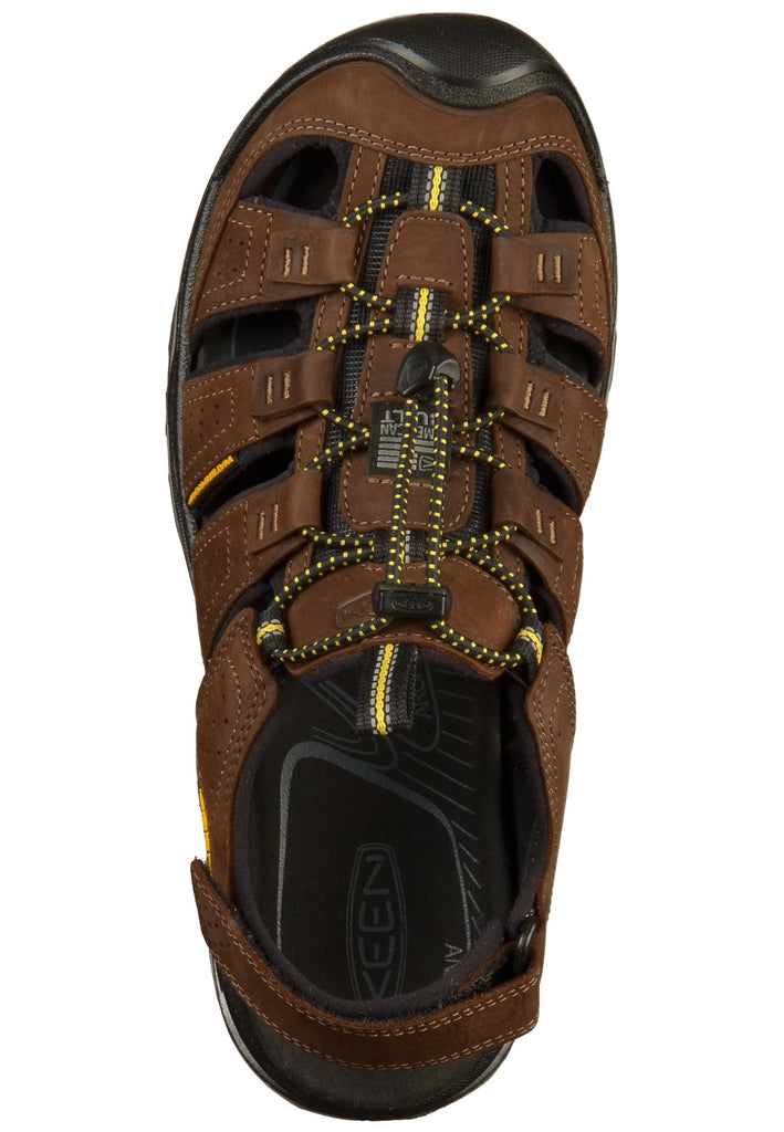 Keen Sandalen Leder Braun/Schwarz