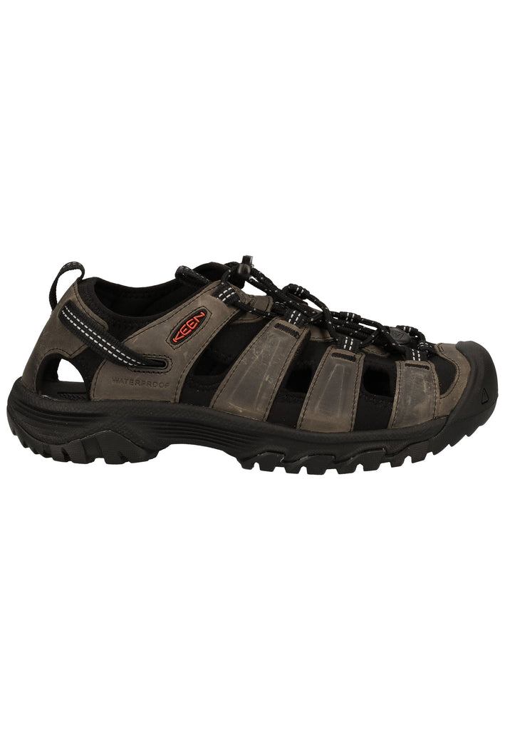 Keen Sandalen Leder/Textil Grau/Schwarz