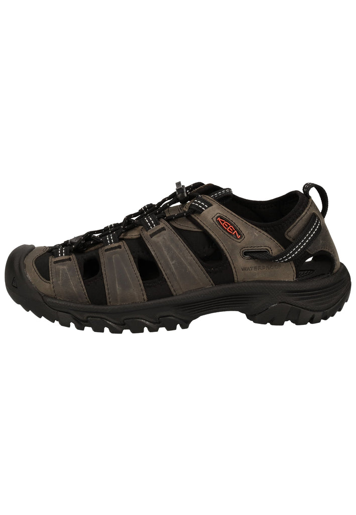 Keen Sandalen Leder/Textil Grau/Schwarz