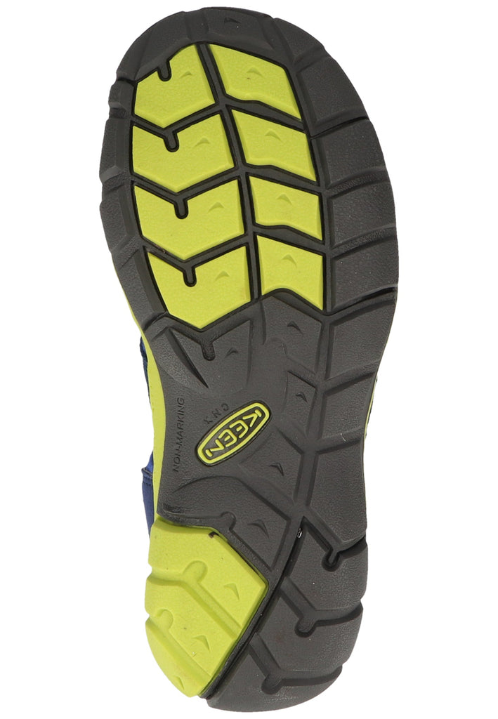 Keen Sandalen Lederimitat/Textil Blau/Grün