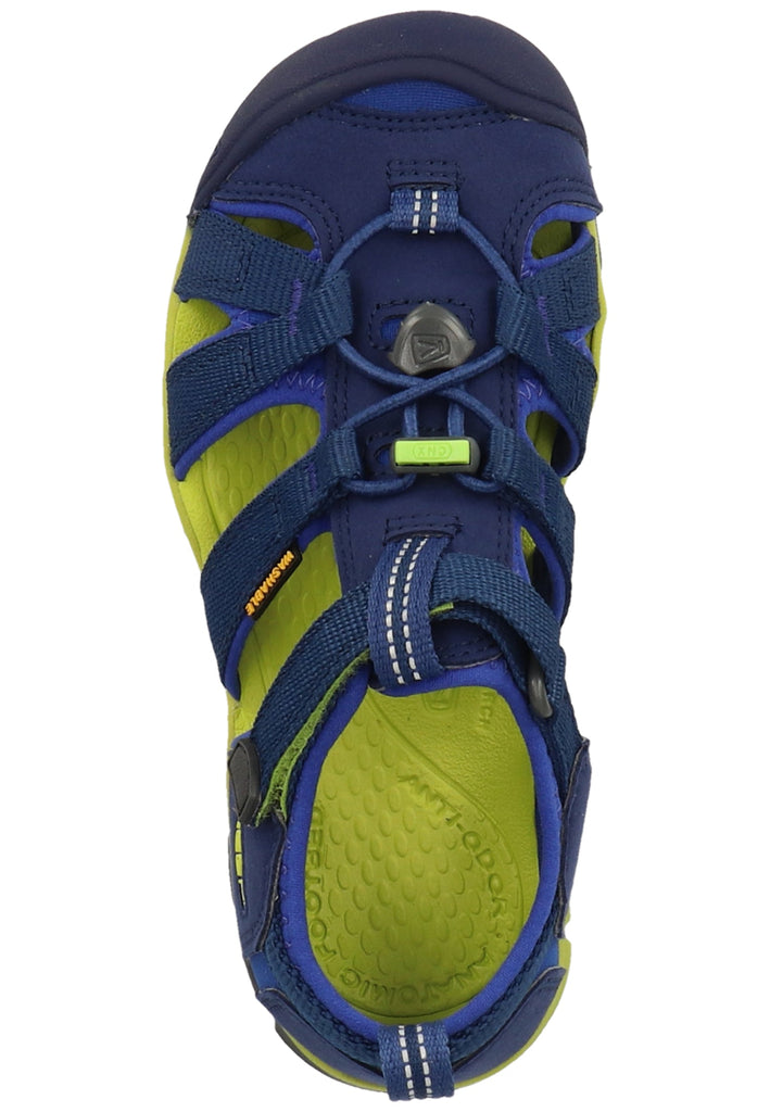 Keen Sandalen Lederimitat/Textil Blau/Grün