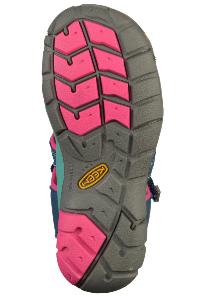 Keen Sandalen Lederimitat/Textil Blau/Pink