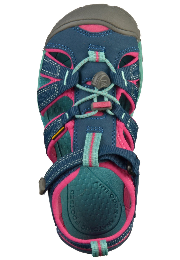 Keen Sandalen Lederimitat/Textil Blau/Pink