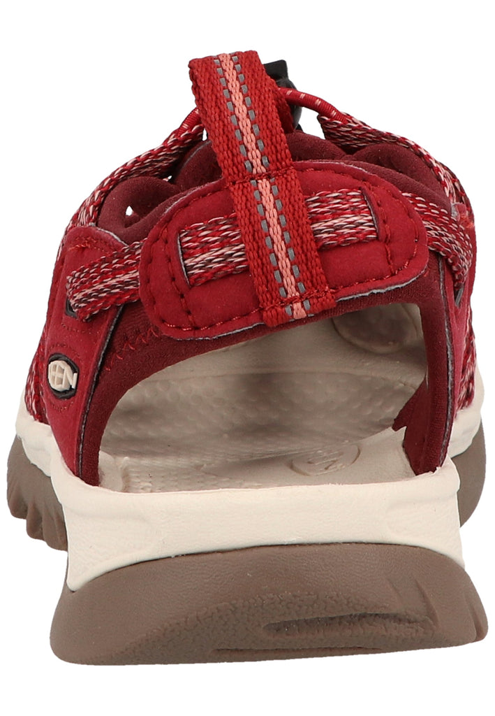 Keen Sandalen Lederimitat/Textil Dunkelrot