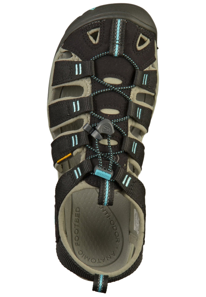 Keen Sandalen Lederimitat/Textil Schwarz