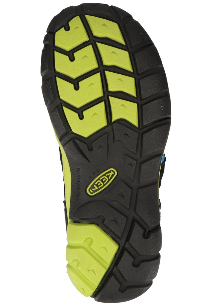 Keen Sandalen Lederimitat/Textil Schwarz/Blau