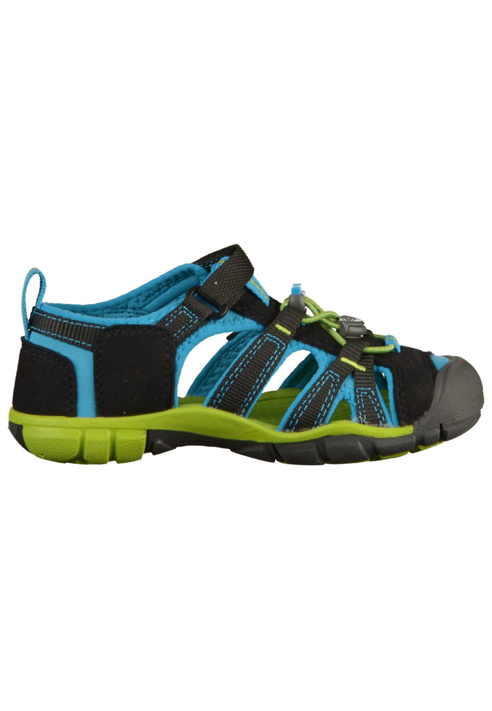 Keen Sandalen Lederimitat/Textil Schwarz/Blau