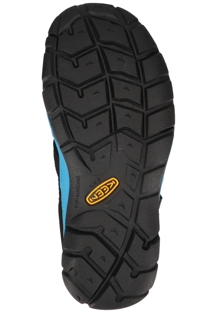 Keen Sandalen Lederimitat/Textil Schwarz/Gelb