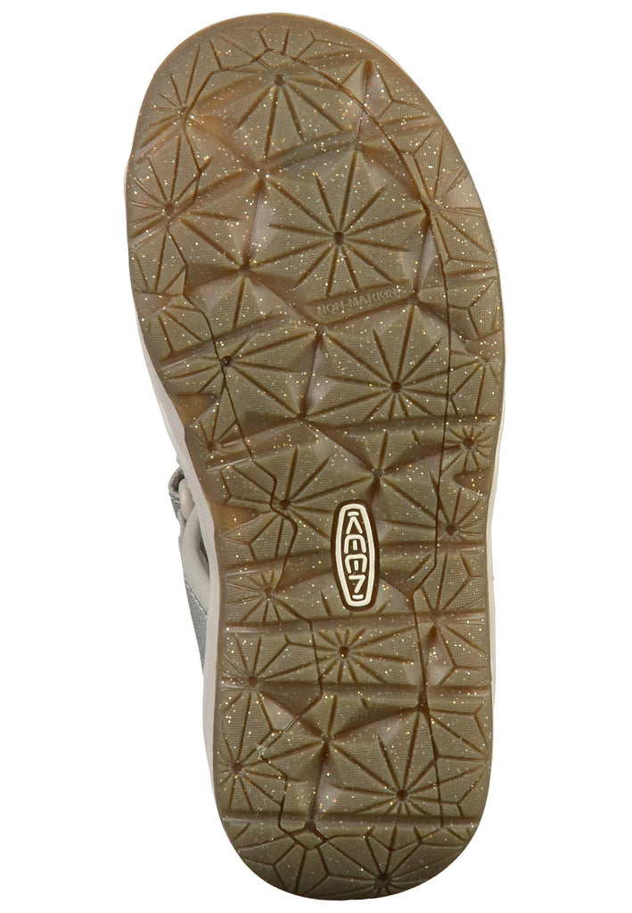 Keen Sandalen Lederimitat/Textil Silber