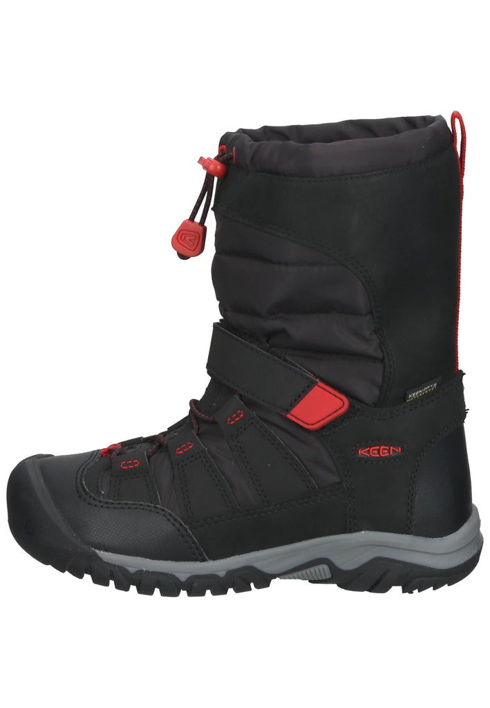 Stiefel Keen Stiefel Leder/Textil Schwarz/Rot