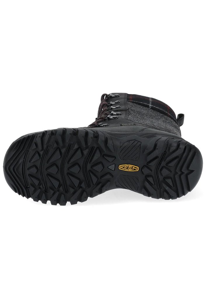 Keen Stiefelette Leder/Textil Schwarz