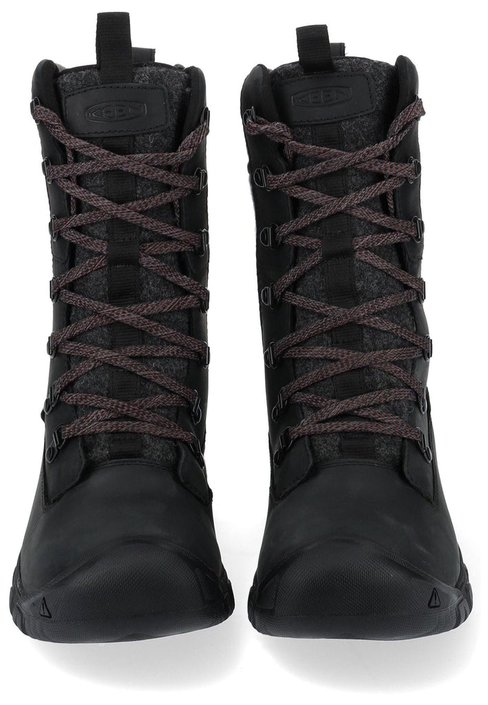 Keen Stiefelette Leder/Textil Schwarz