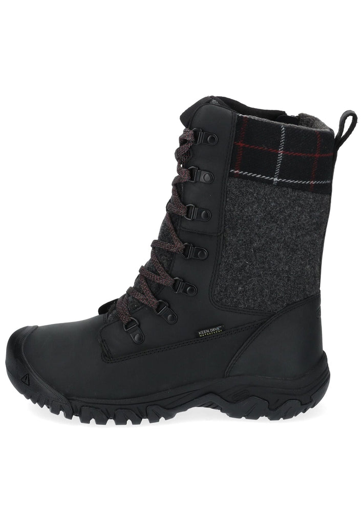 Keen Stiefelette Leder/Textil Schwarz