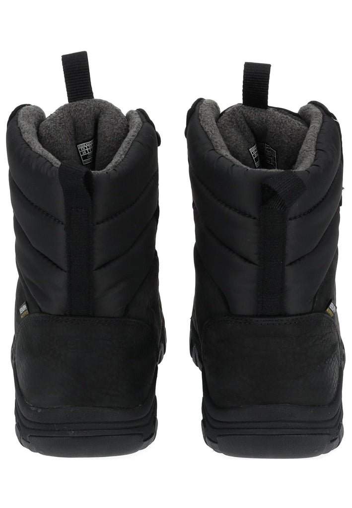Keen Stiefelette Leder/Textil Schwarz