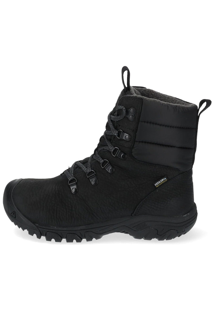 Keen Stiefelette Leder/Textil Schwarz
