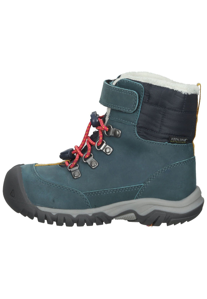 Keen Stiefelette Leder Türkis Warmfutter