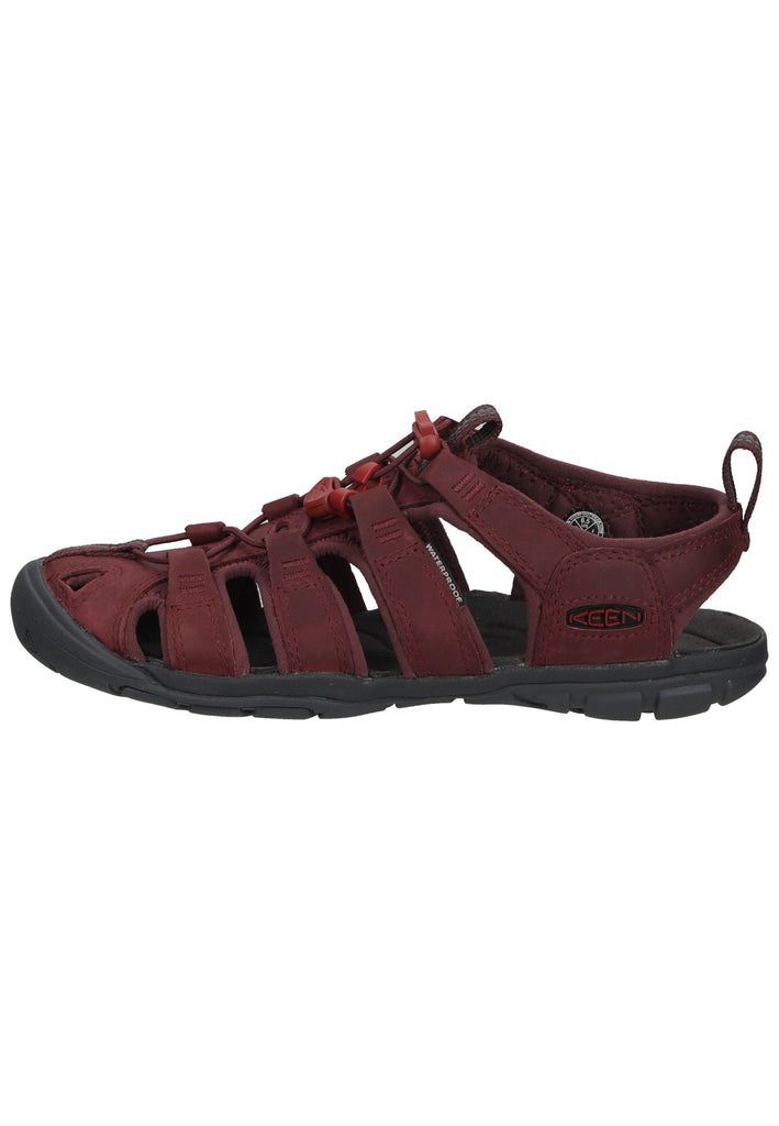 Keen Wanderschuhe Leder/Textil Bordeaux