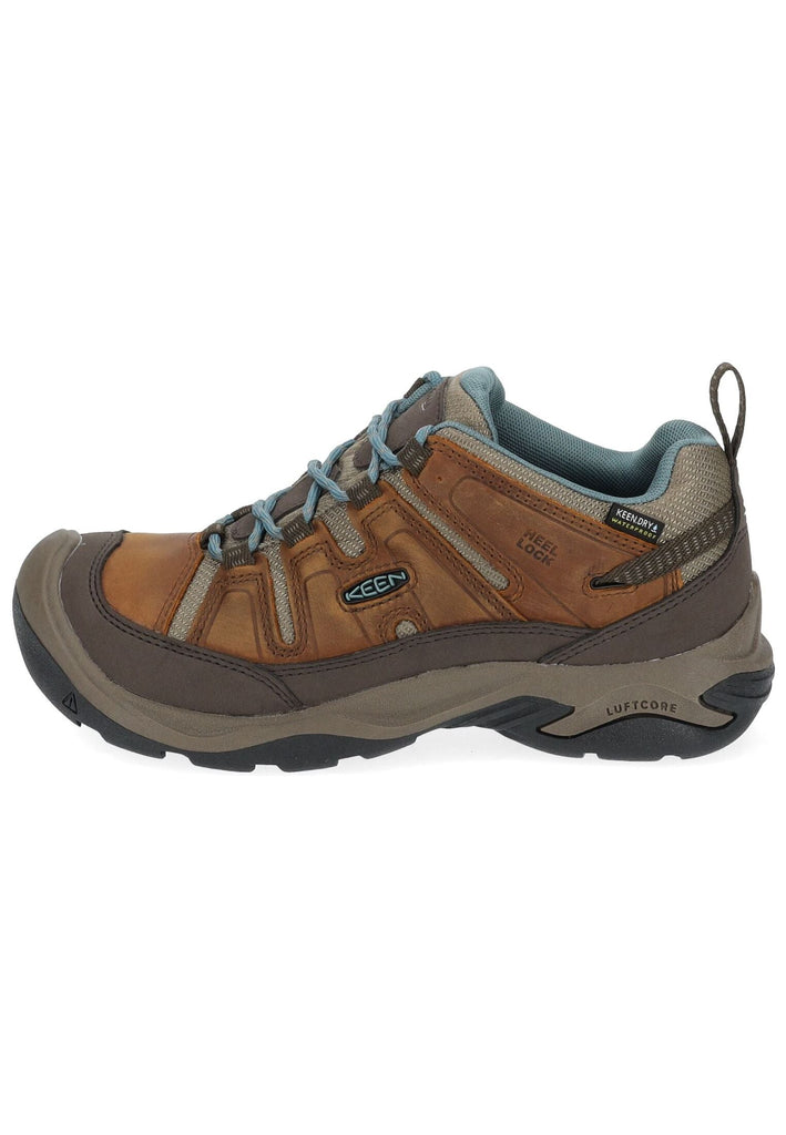 Keen Wanderschuhe Leder/Textil Braun/Blau