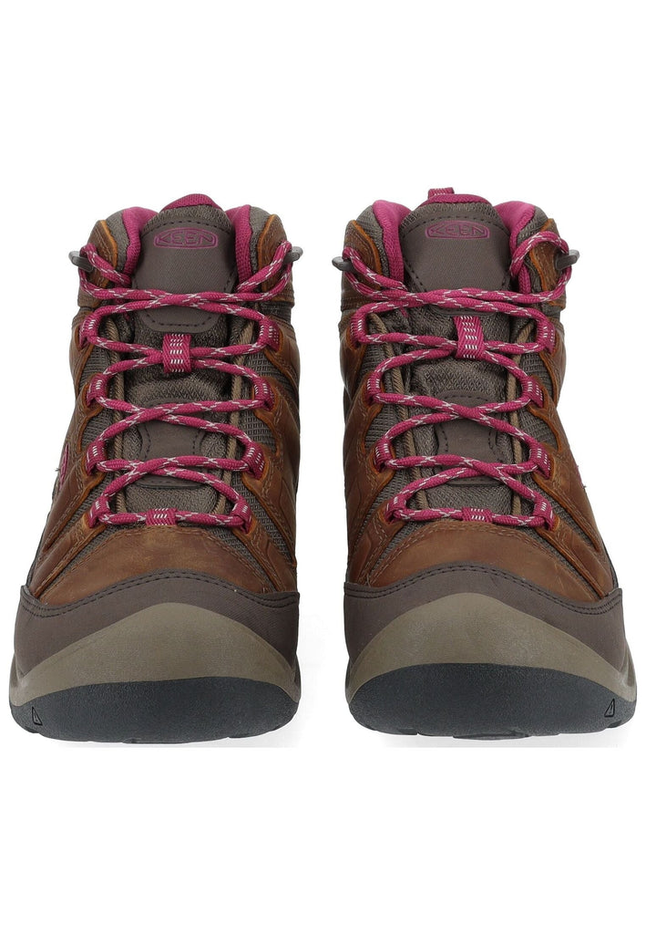 Keen Wanderschuhe Leder/Textil Braun/Lila