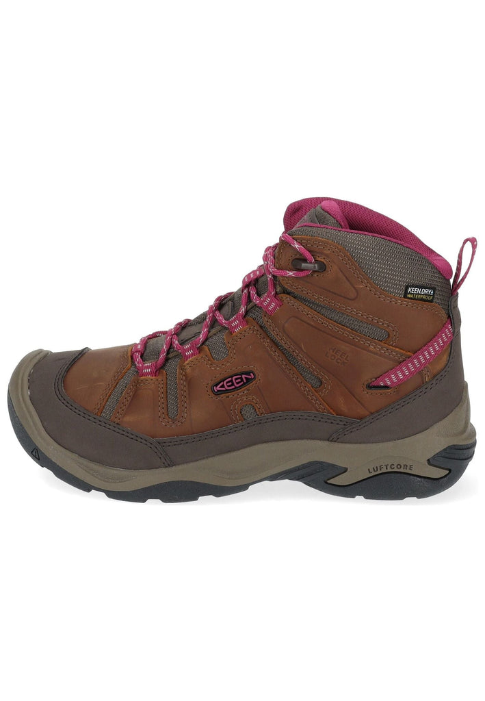 Keen Wanderschuhe Leder/Textil Braun/Lila