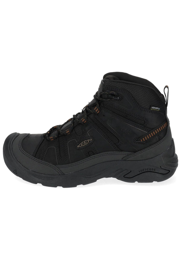 Keen Wanderschuhe Leder/Textil Schwarz