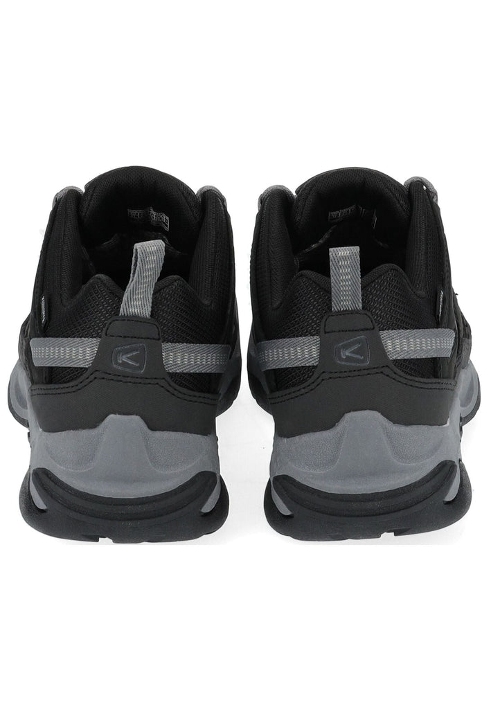 Keen Wanderschuhe Leder/Textil Schwarz/Grau