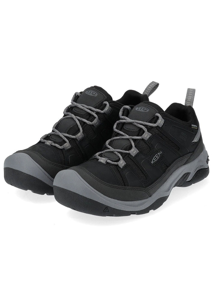 Keen Wanderschuhe Leder/Textil Schwarz/Grau