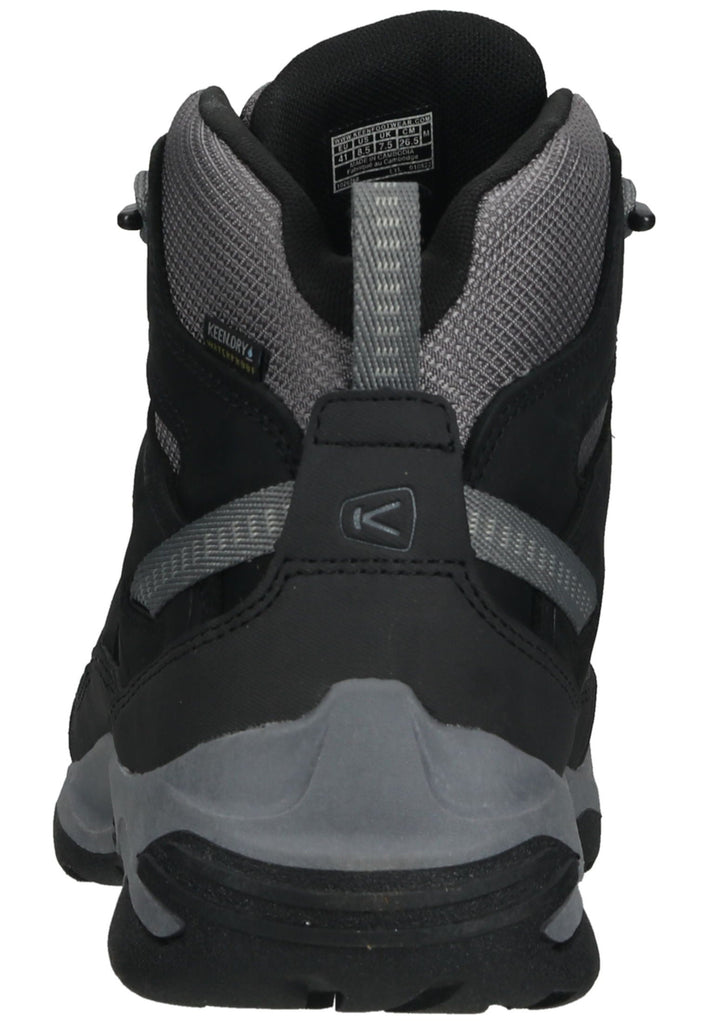 Keen Wanderschuhe Leder/Textil Schwarz/Grau