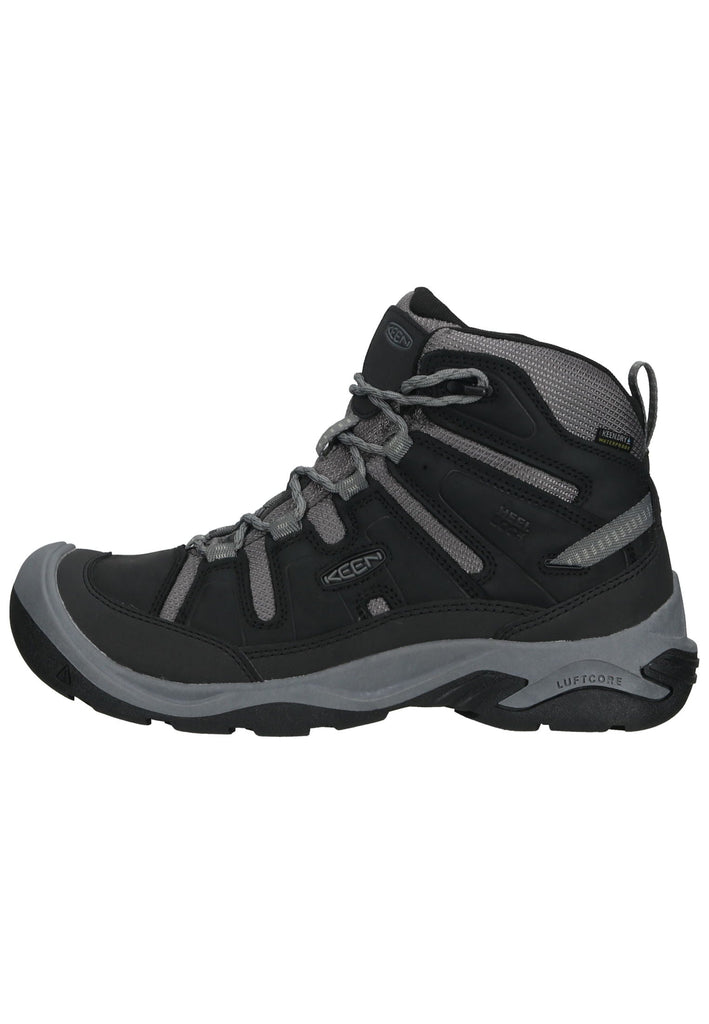 Keen Wanderschuhe Leder/Textil Schwarz/Grau