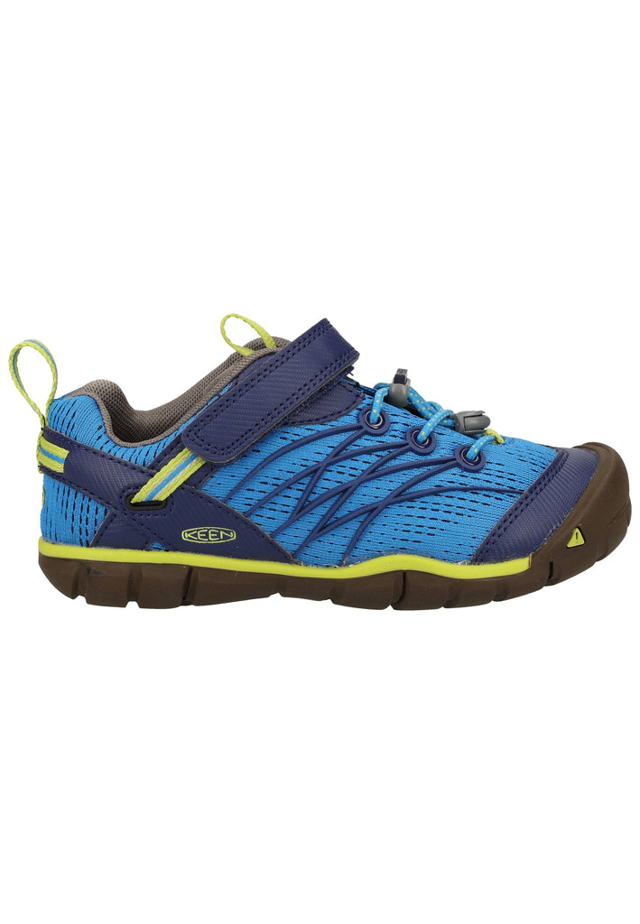 Keen Wanderschuhe Lederimitat/Mesh Blau/Grün