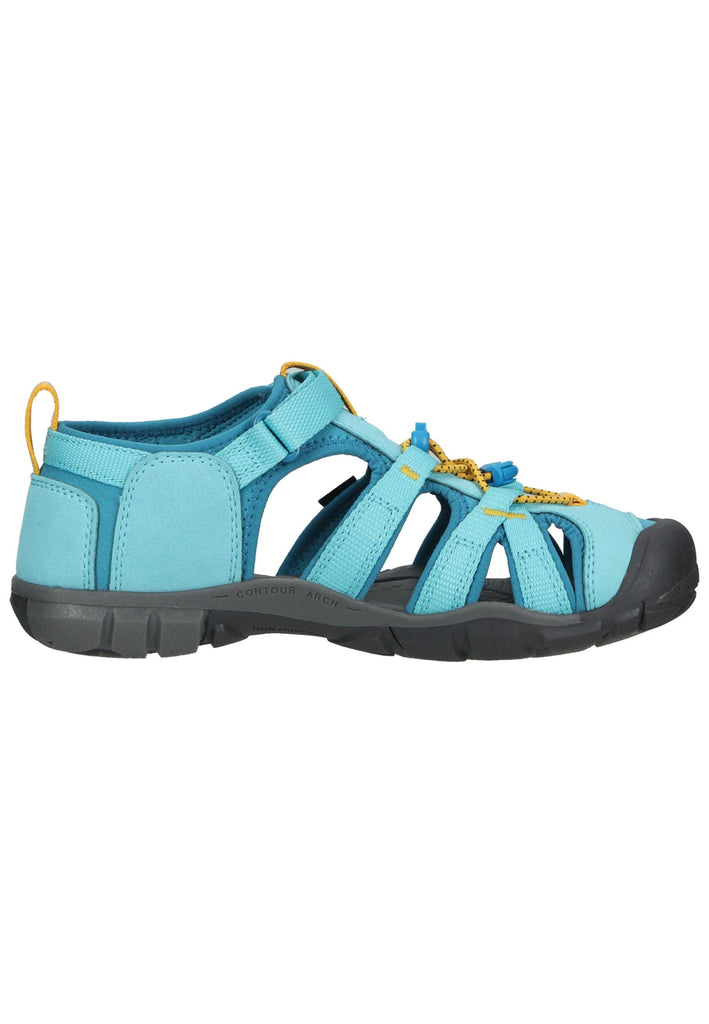 Keen Wanderschuhe Lederimitat/Nylon Mittelblau